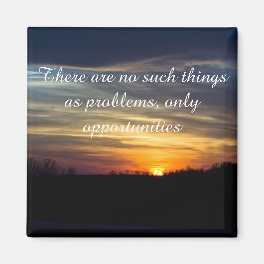 Positieve bevestiging motivatie over uitdagingen magneet (Voorkant)