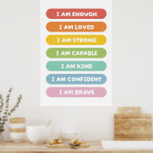 Positieve bevestiging poster (Keuken)