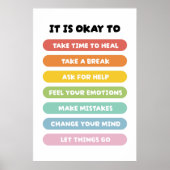 Positieve bevestiging poster (Voorkant)