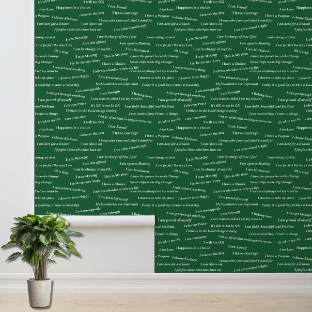 positieve bevestiging | Self Care Vision Board Behang (Creator heeft geüpload)