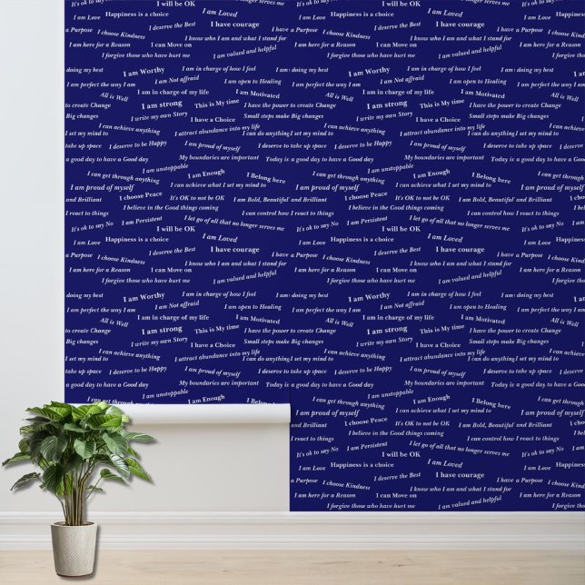 positieve bevestiging | Self Care Vision Board Behang (Creator heeft geüpload)