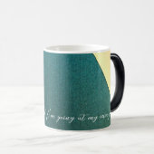 Positieve bevestiging Slank groen/goud Magische Mok (Voorkant rechts)