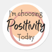 Positieve bevestiging Sticker (Voorkant)