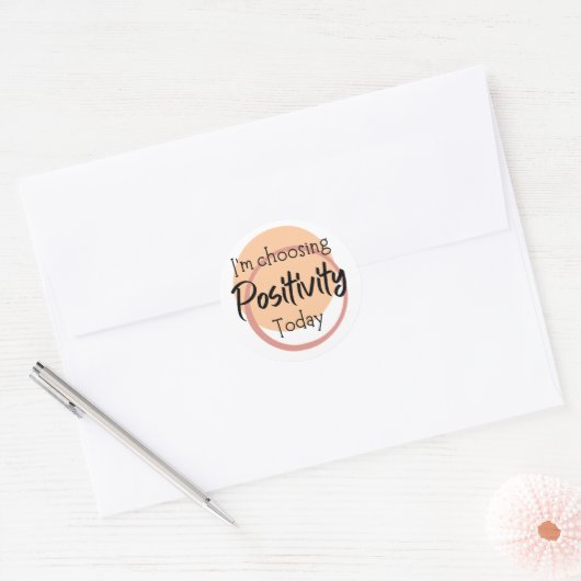 Positieve bevestiging Sticker (Envelop)