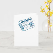 Positieve bevestiging Sticker Kaart (Gele Bloem)