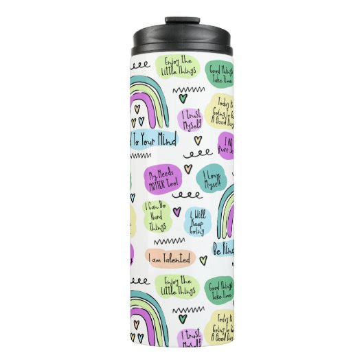 Positieve bevestiging thermosbeker (Voorkant)