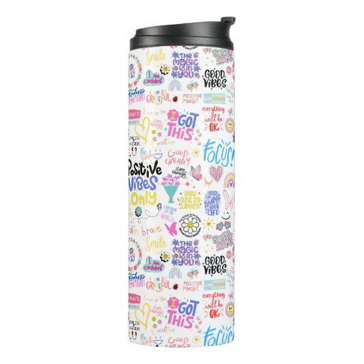 Positieve bevestiging thermosbeker (Gedraaid links)