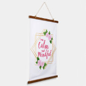 positieve bevestiging van geestelijke gezondheid e hangend wandkleed (Gebogen)