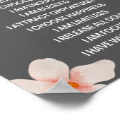 Positieve bevestiging van het zichtbord poster (Hoek)