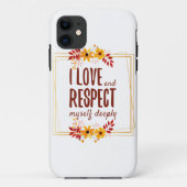 positieve bevestiging van liefde en levensacceptat Case-Mate iPhone case (Achterkant)