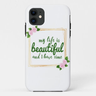 positieve bevestiging van werk en levensacceptatie Case-Mate iPhone case