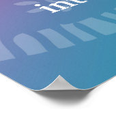 Positieve bevestiging vergiffenis hoger beheer poster (Hoek)