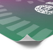 Positieve Bevestiging Viering Van Het Leven Poster (Hoek)