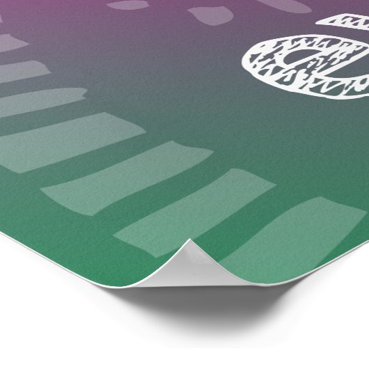 Positieve Bevestiging Viering Van Het Leven Poster (Hoek)