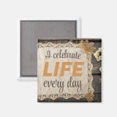 Positieve bevestiging voor een perfecte lichaamsge magneet (Voorkant / Achterkant)