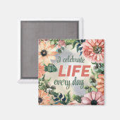 Positieve bevestiging voor een perfecte lichaamsge magneet (Voorkant / Achterkant)