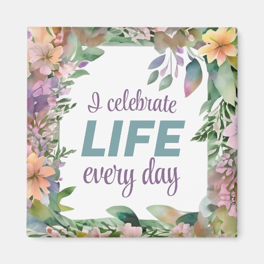 Positieve bevestiging voor een perfecte lichaamsge magneet (Voorkant)