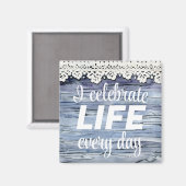 Positieve bevestiging voor een perfecte lichaamsge magneet (Voorkant / Achterkant)