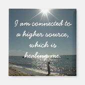 Positieve bevestiging voor iemand chronisch ziek magneet (Voorkant)