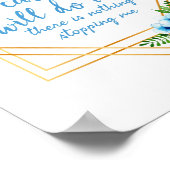 positieve bevestiging voor werk en zelfliefde poster (Hoek)