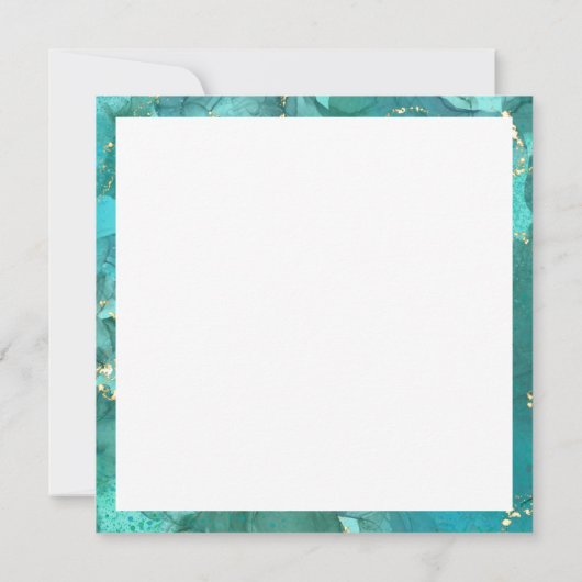 Positieve bevestiging "voorwaarts" blauw/goud (Achterkant)