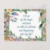 Positieve bevestiging zorgt ervoor dat pijn en pij briefkaart (Voorkant)