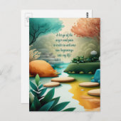 Positieve bevestiging zorgt ervoor dat pijn en pij briefkaart (Voorkant / Achterkant)