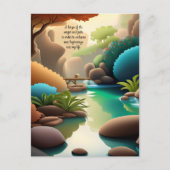 Positieve bevestiging zorgt ervoor dat pijn en pij briefkaart (Voorkant)