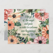 Positieve bevestiging zorgt ervoor dat pijn en pij briefkaart (Voorkant / Achterkant)