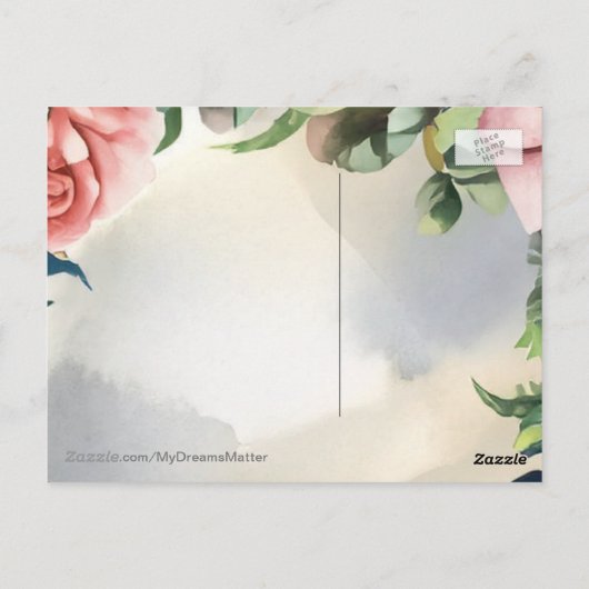 Positieve bevestiging zorgt ervoor dat pijn en pij briefkaart (Achterkant)