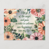 Positieve bevestiging zorgt ervoor dat pijn en pij briefkaart (Voorkant)