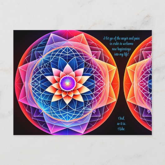 Positieve bevestiging zorgt ervoor dat pijn en pij briefkaart (Voorkant)