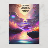 Positieve bevestiging zorgt ervoor dat pijn en pij briefkaart (Voorkant)