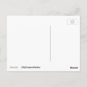 Positieve bevestiging zorgt ervoor dat pijn en pij briefkaart (Achterkant)