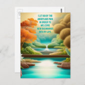 Positieve bevestiging zorgt ervoor dat pijn en pij briefkaart (Voorkant / Achterkant)