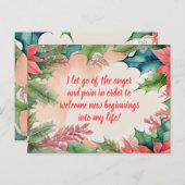 Positieve bevestiging zorgt ervoor dat pijn en pij briefkaart (Voorkant / Achterkant)