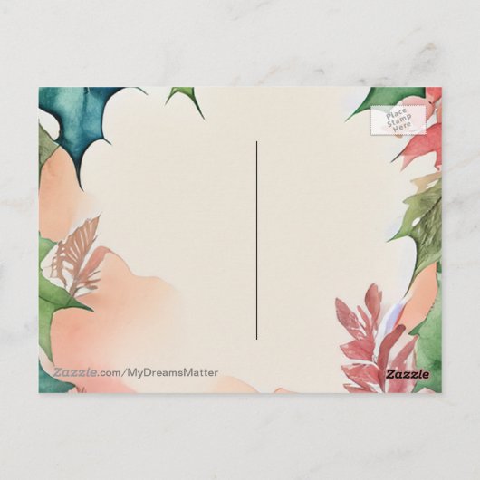 Positieve bevestiging zorgt ervoor dat pijn en pij briefkaart (Achterkant)