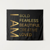 Positieve bevestigingen Christelijk Wandkleed (Voorkant (horizontaal))