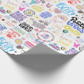 Positieve bevestigingen inpakpapier (Hoek)