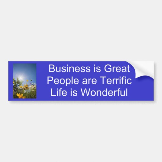 Positieve bevestigingen - Vet Bumpersticker (Voorkant)