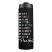 Positieve bevestigingen voor vrouwen gepersonalise thermosbeker (Voorkant)