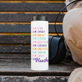 Positieve bevestigingen voor vrouwen Gepersonalise Thermosbeker