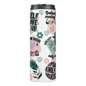 Positieve bevestigingen, zelf-liefdescitaten thermosbeker (Achterkant)