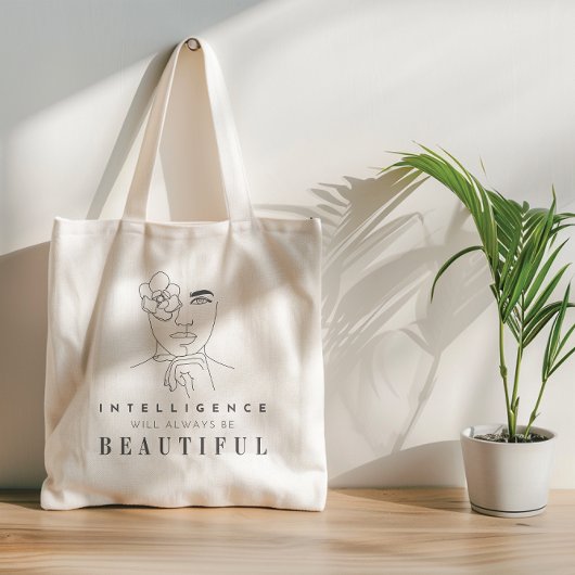 Positieve bevestigingscitaten voor meisjes en vrou tote bag