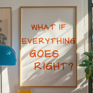Positieve Bevestigingsmuur Kunst Motiverende Spr Poster