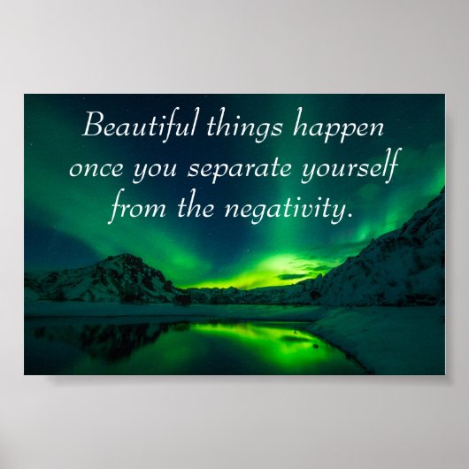 Positieve Bevestigingsquote Poster (Voorkant)