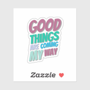 Positieve Bevestigingssticker Sticker