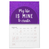 Positieve bevingen Birthstone Glitter Abundance Kalender (Feb 2027)