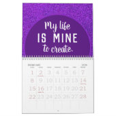 Positieve bevingen Birthstone Glitter Abundance Kalender (Feb 2026)