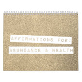 Positieve bevingen Birthstone Glitter Abundance Kalender (Hoes)